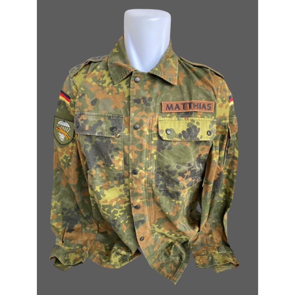 Kemeja BDU Camo Loreng Flecktarn Tentara Jerman Army Original (41)