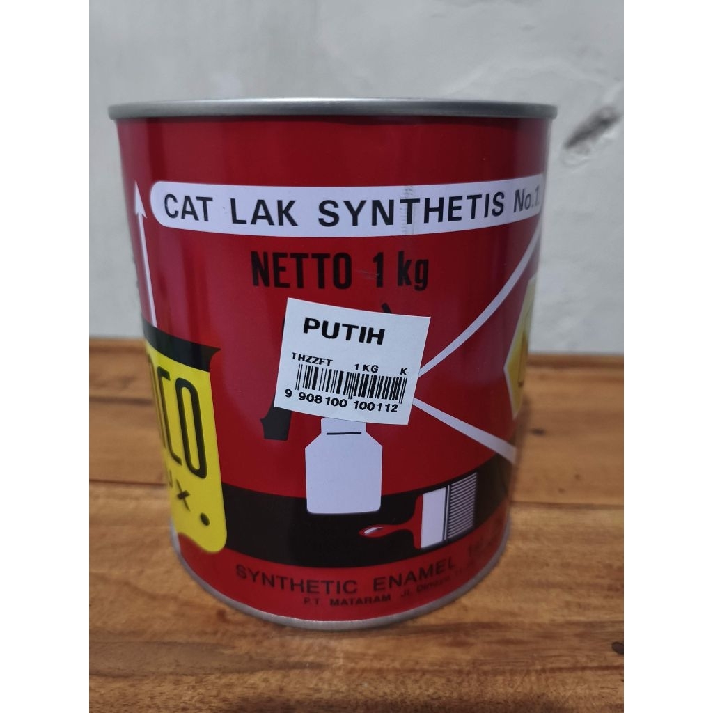Cat Emco Lux 1Kg Hitam Putih Hitam Super Doff Putih Doff 100% Original Co