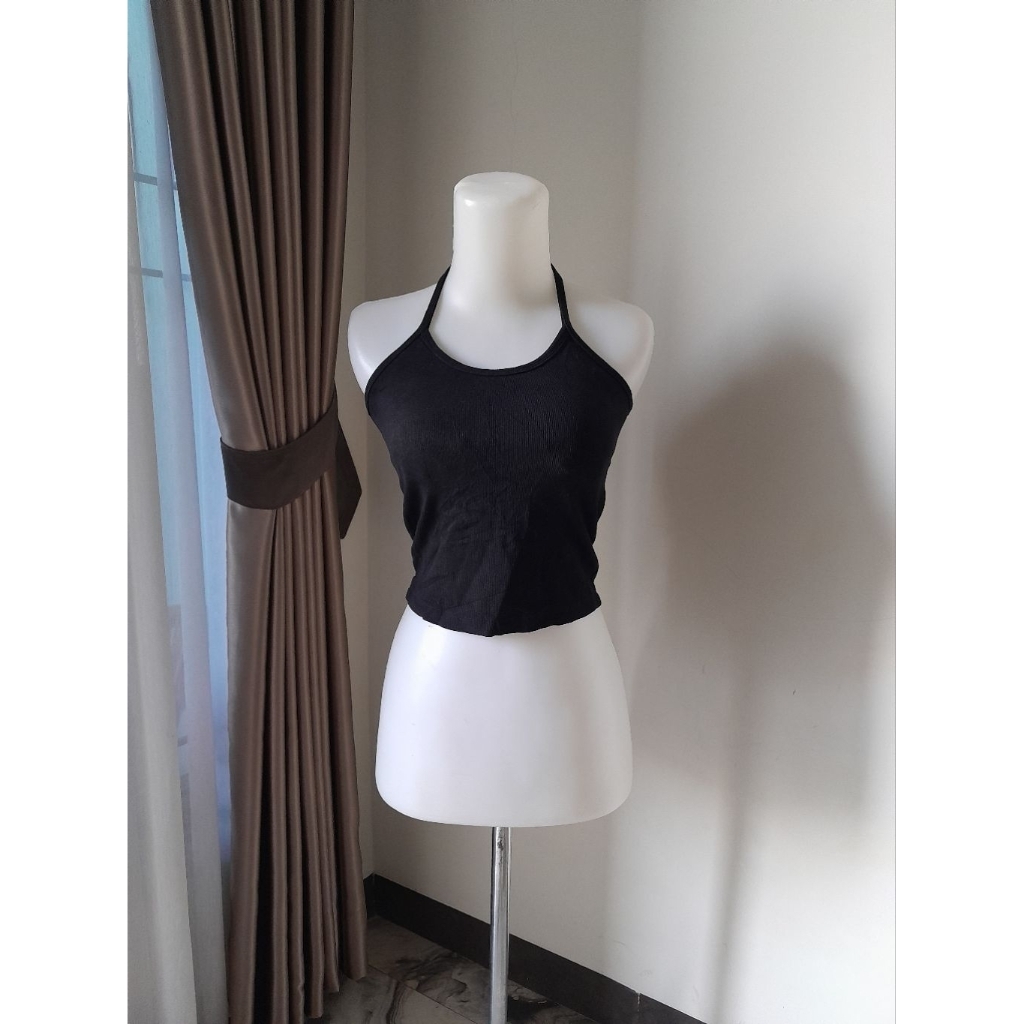Halter Tanktop Bra Knit Crop, Halter Tanktop Knit Crop, Halter Tanktop Bra, Halter Tanktop Knit