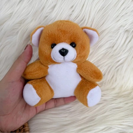Boneka Teddy Bear Mini Premium Ukuran 12cm - Boneka Beruang Mini untuk Buket Bunga & Kado