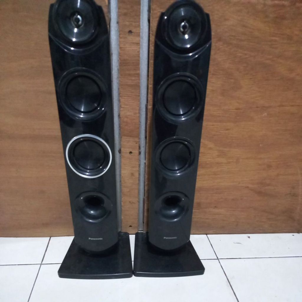 speaker tower home theatre panasonic bekas harga sepasang