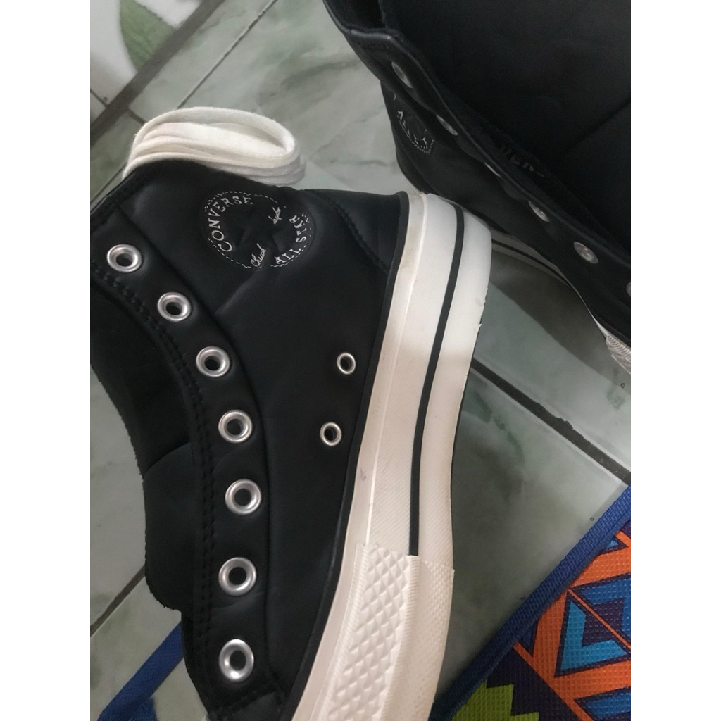 Convers Ctas OX LIFT HI womens black white