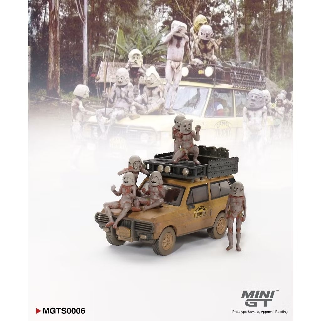 MiniGT MGT0006 Range Rover 1982 Camel Trophy Papua New Guinea