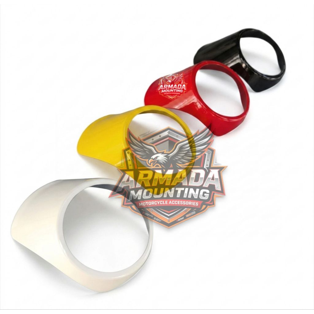 Start cover lampu depan flyscreen vespa primavera sprint cover lampu variasi lampu depan vesmet vesp