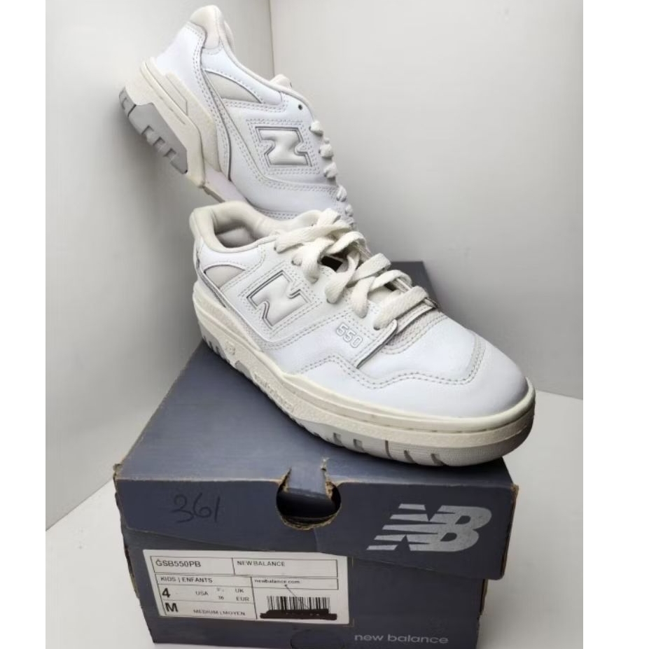 Sepatu Sneakers NEW BALANCE 550"M" KIDS/ENFANTS WHITE GREY