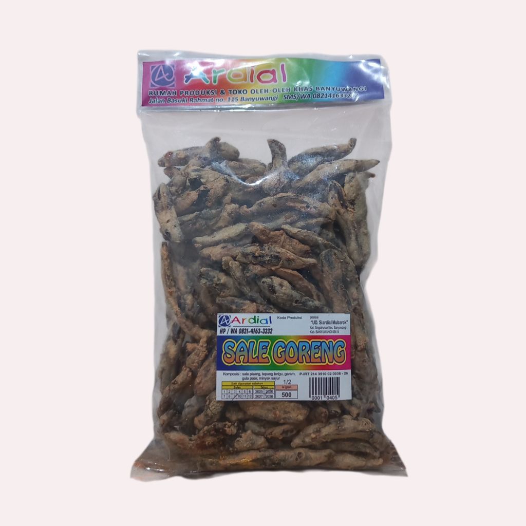 Ardial Sale Pisang Goreng 500g Khas Banyuwangi Oleh-Oleh Kripik Keripik Goreng Basah