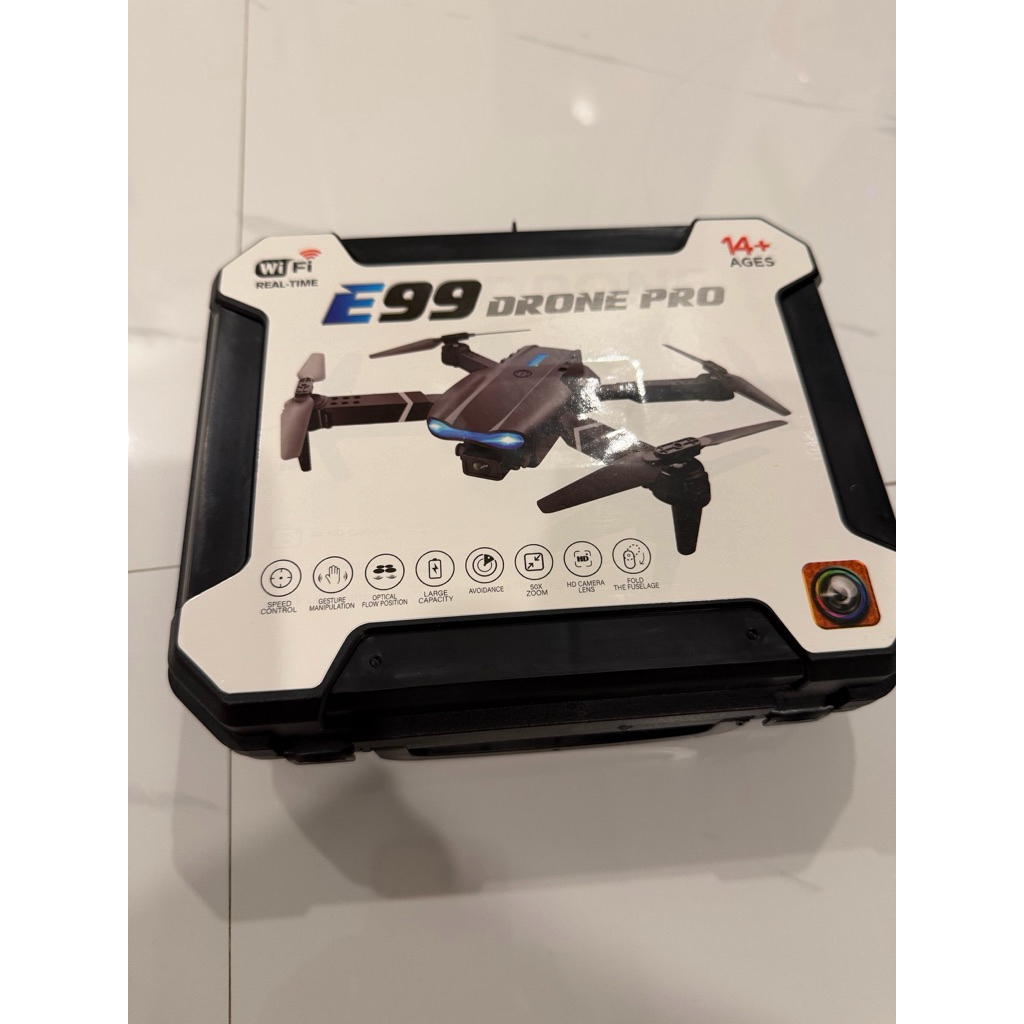 Rc Drone E99 Pro 2 Clone DJI MAVIC Mini Wifi Fpv Dual Camera 4K Altitude Hold Helicopter Quadcopter