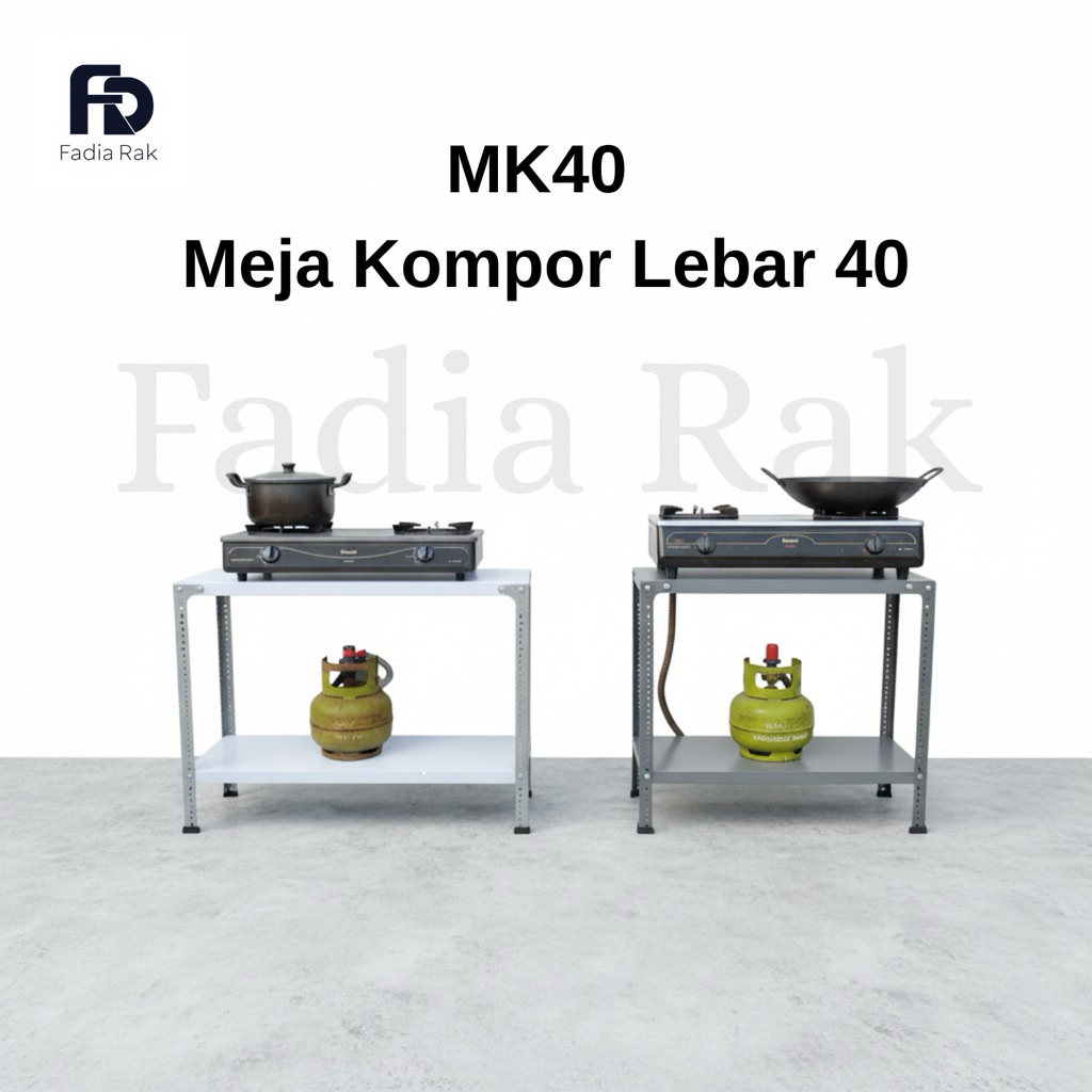 Meja Kompor Gas 2 Tungku Rak Kompor 2 Susun