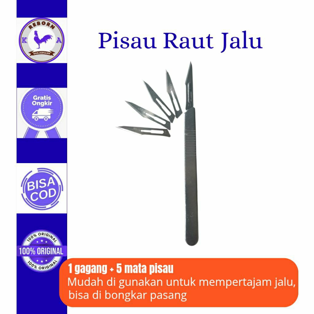 PISAU RAUT TAJI ayam gagang + 5 mata