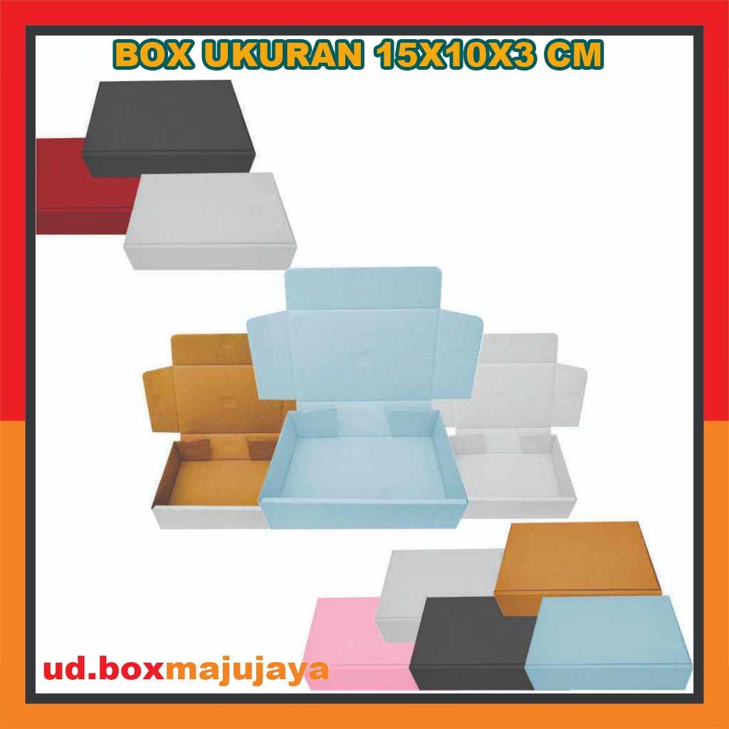Box 15x10x3 cm / Box Lipat Depan / Box Die Cut