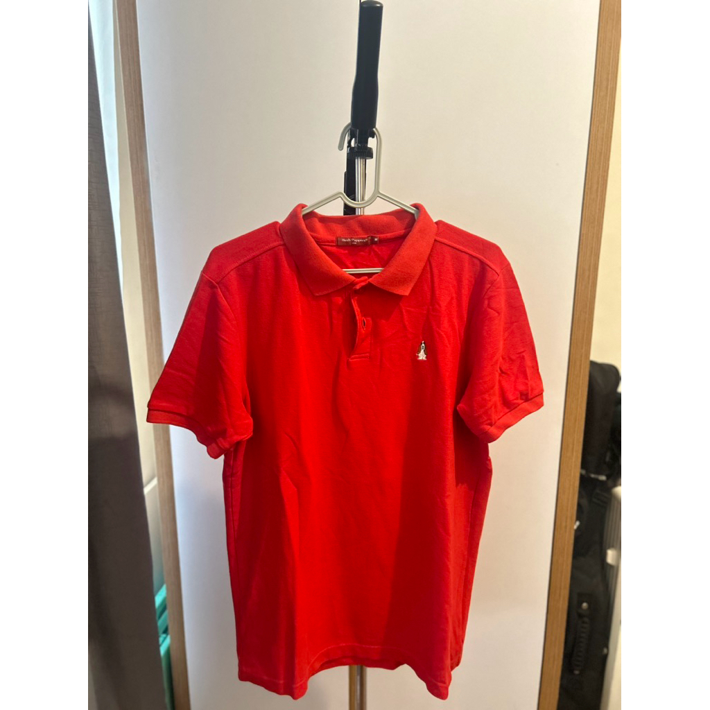 kemeja polo merah hush puppies preloved
