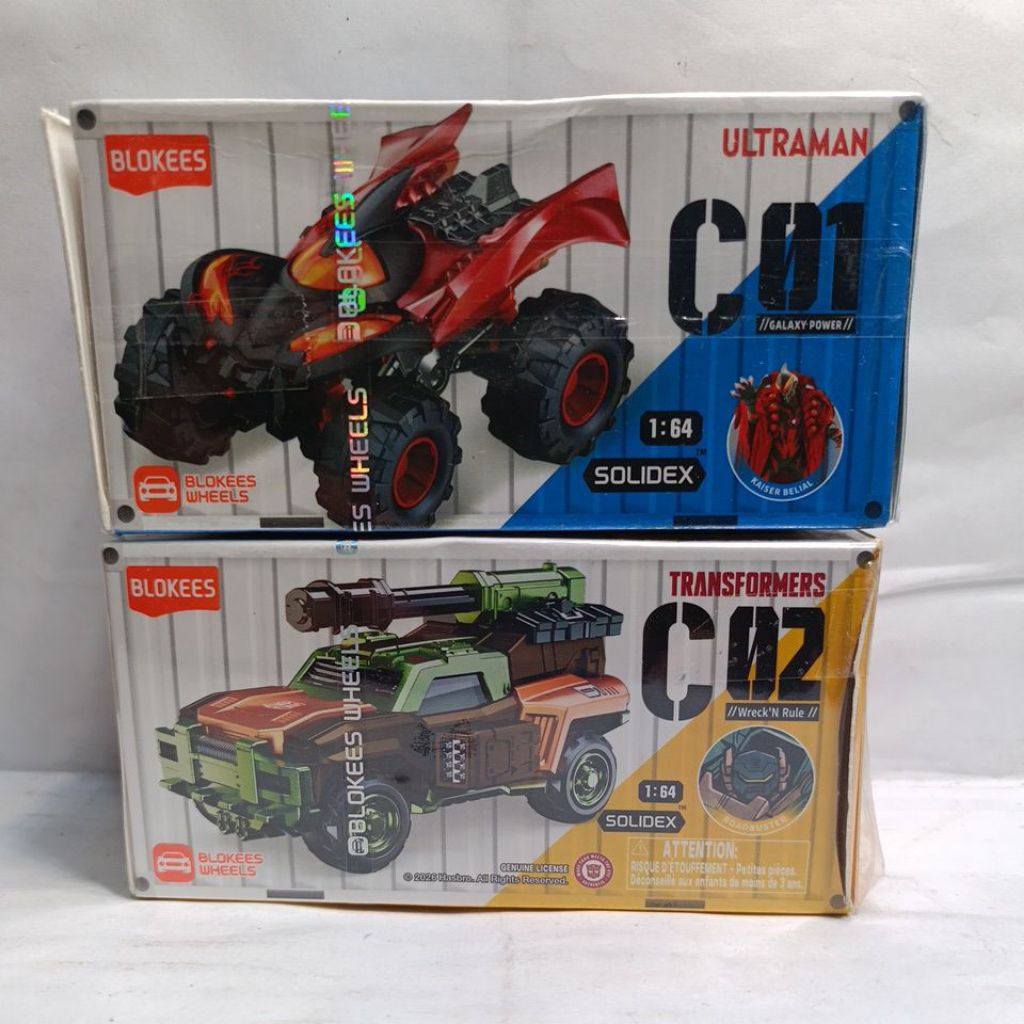 Blokees Wheels Transformers ultraman Belial Zero Guts shrelock blokees wheel