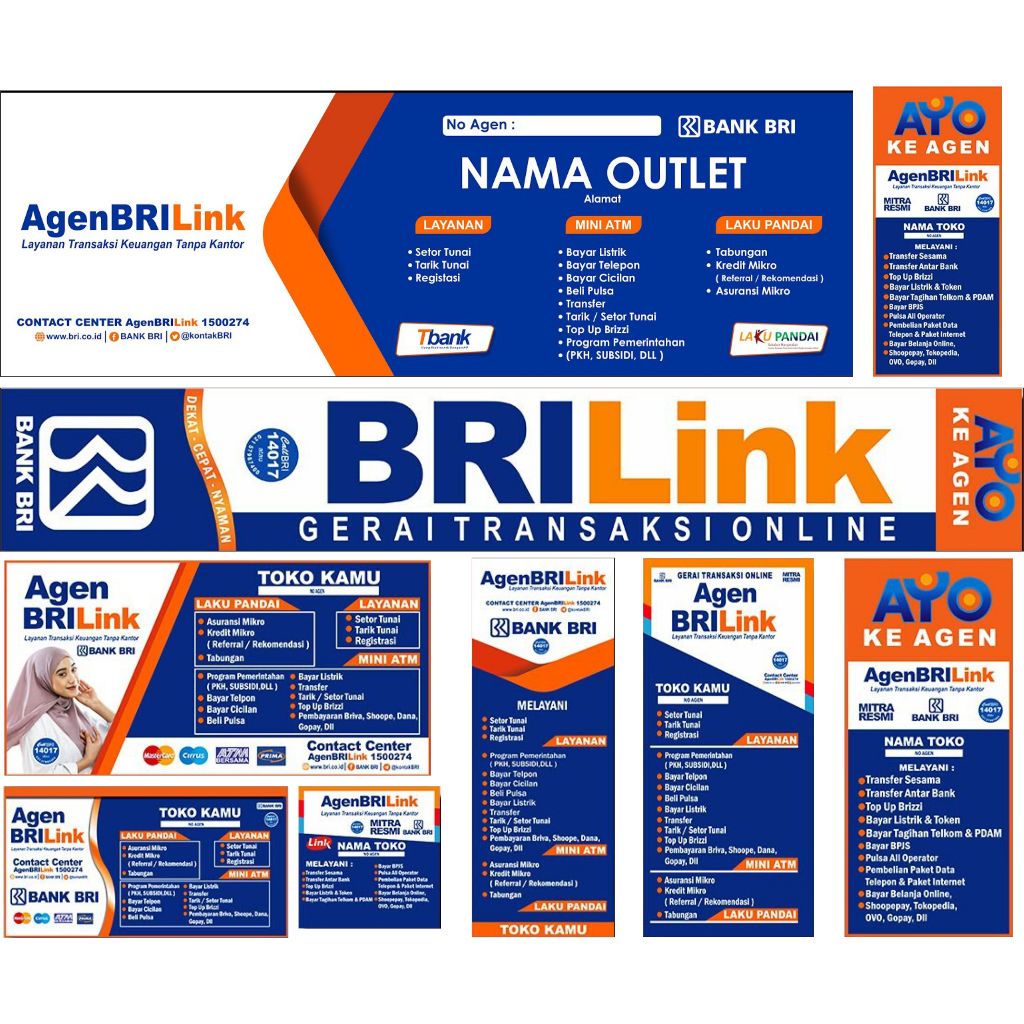 Spanduk Banner Baner Agen Brilink Spanduk Banner Renda Agen Brilink