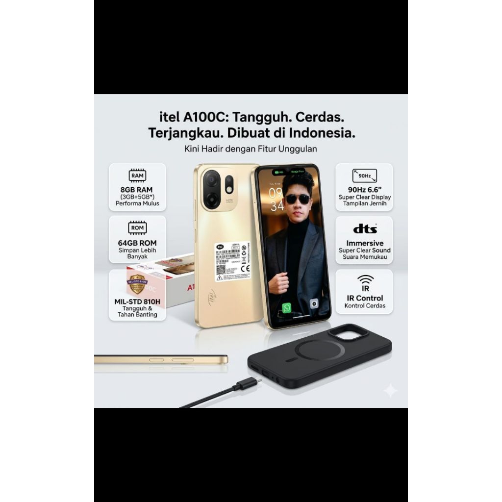 handphone itel murah second