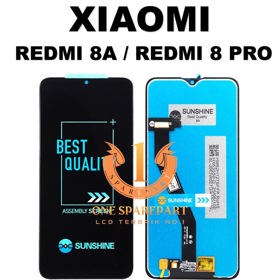 LCD TOUCHSCREEN REDMI 8A / REDMI 8 PRO  COMPLETE ORIGINAL 1 SET 100%