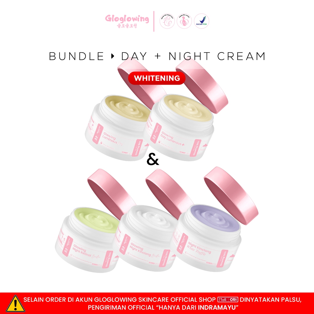 GLOGLOWING Day + Night Cream Whitening