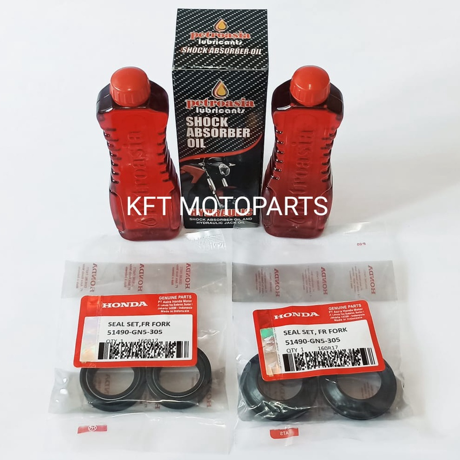 Seal Shock Depan Dan Oli Shock HONDA SUPRA X 125 SUPRA X 125 FI SUPRA X HELM IN
