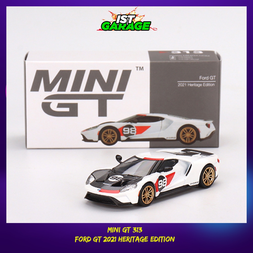 Mini GT Ford GT 2021 Heritage Edition