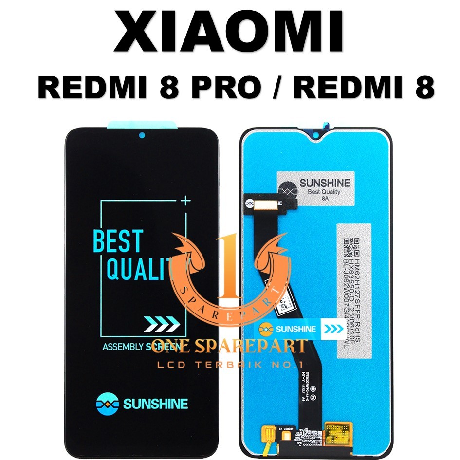 LCD TOUCHSCREEN REDMI 8 PRO / REDMI 8A  COMPLETE ORIGINAL 1 SET 100%