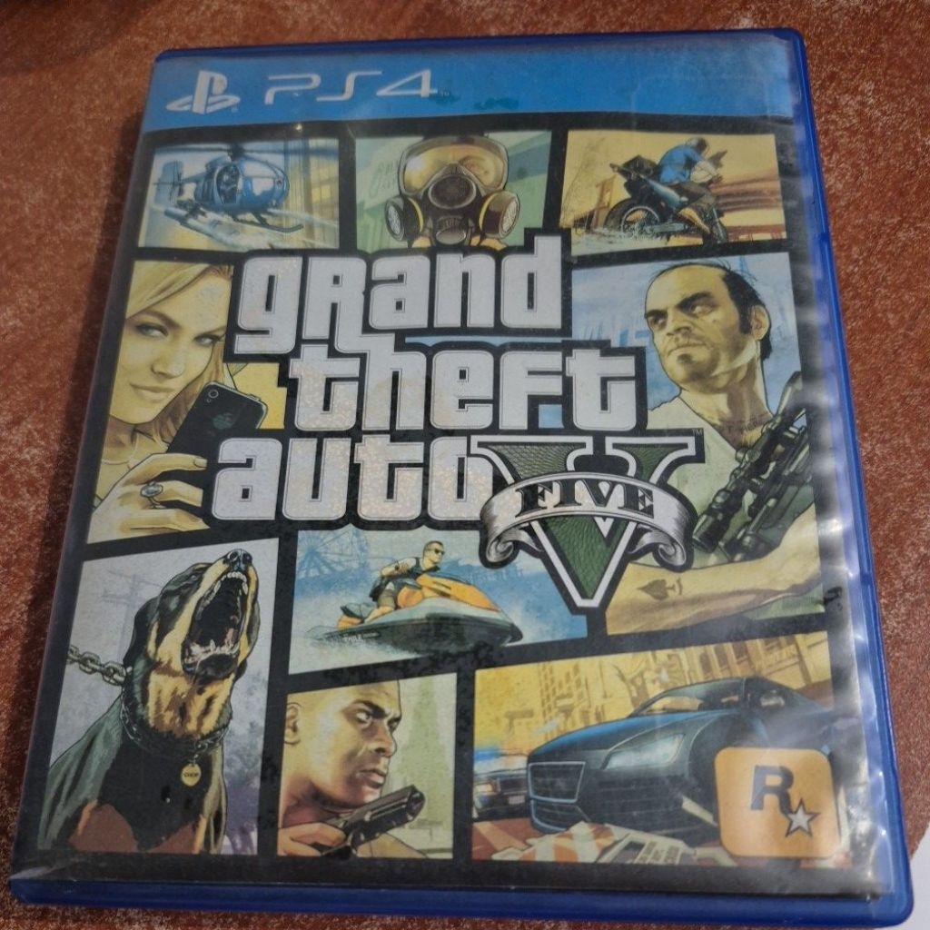 cd gta 5 original untuk playstation 4