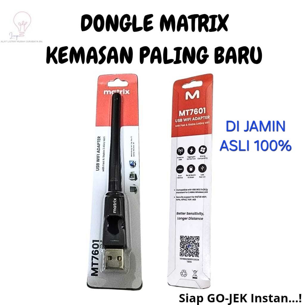 dongle wifi matrix/ reciever dongle matrix MT 7601