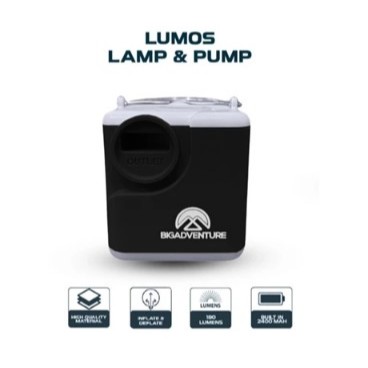 Bigadventure Lumos - All In One Lamp and Pump Pompa Matras Lampu Kemah Camping