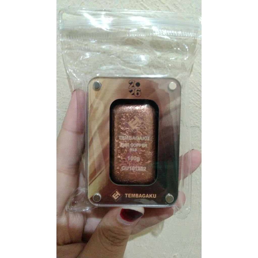 Tembagaku Fine Copper 99,9 100g, Tembaga Murni, Tembaga Batangan