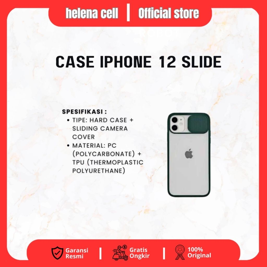 Case Iphone 12 Slide Camera Protection
