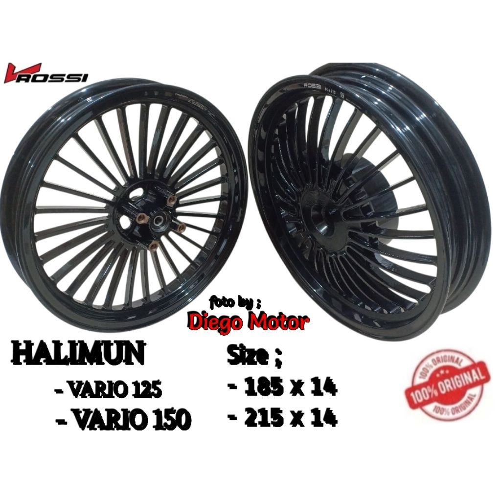 Velg Racing VRossi Vario 125 - Vario 150 Sepasang depan Belakang/velg racing vrossi vario125, vario1