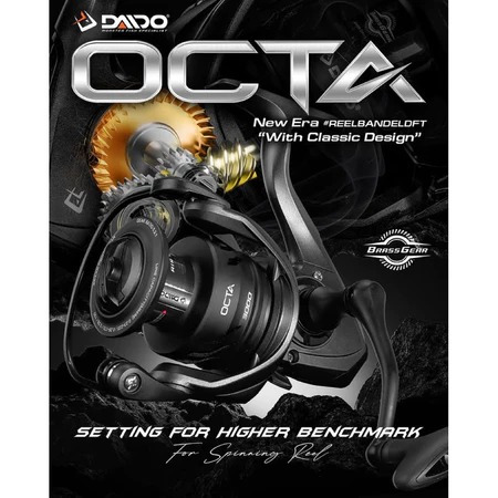 Reel Spinning Daido Octa  1000 - 6000 Brass Gear