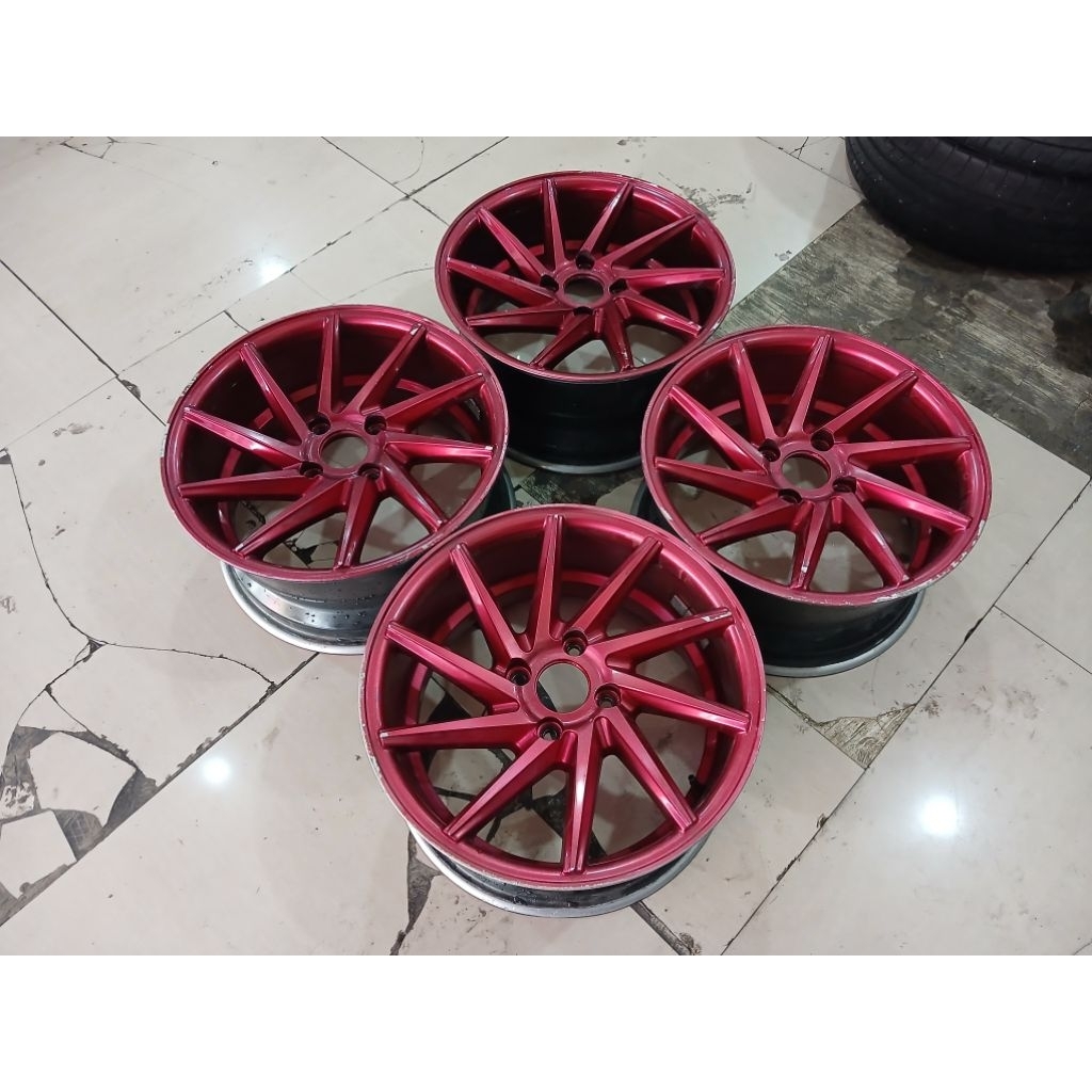 Velg Vossen Ring 15x7 pcd 4x100 et 35 Red