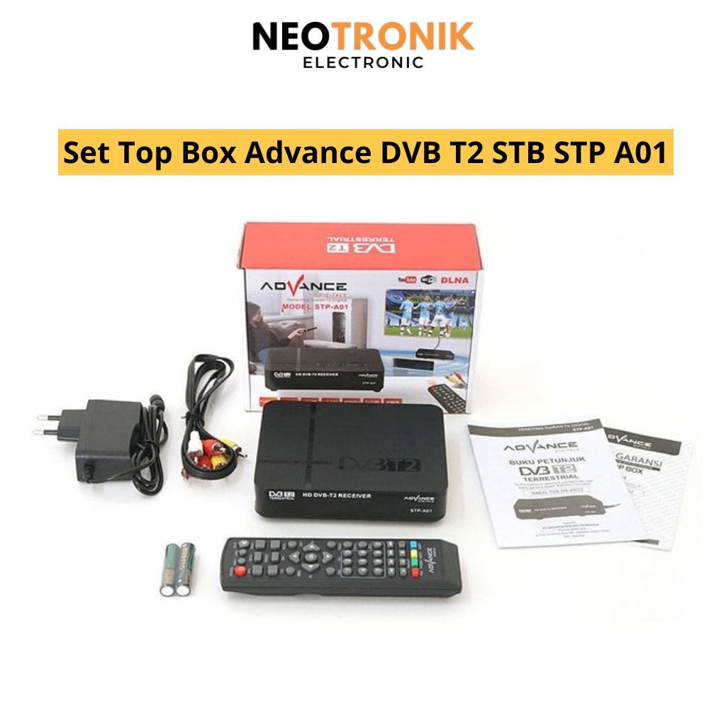 Set Top Box Advance DVB T2 STB STP A01