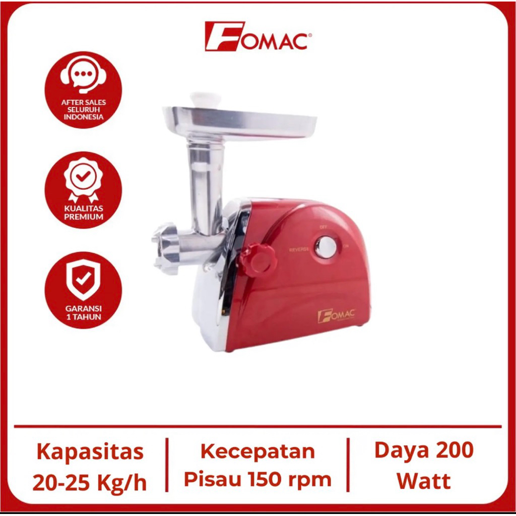 Meat Grinder FOMAC | Mesin Giling | Penggiling Daging MGD-31 Fomac