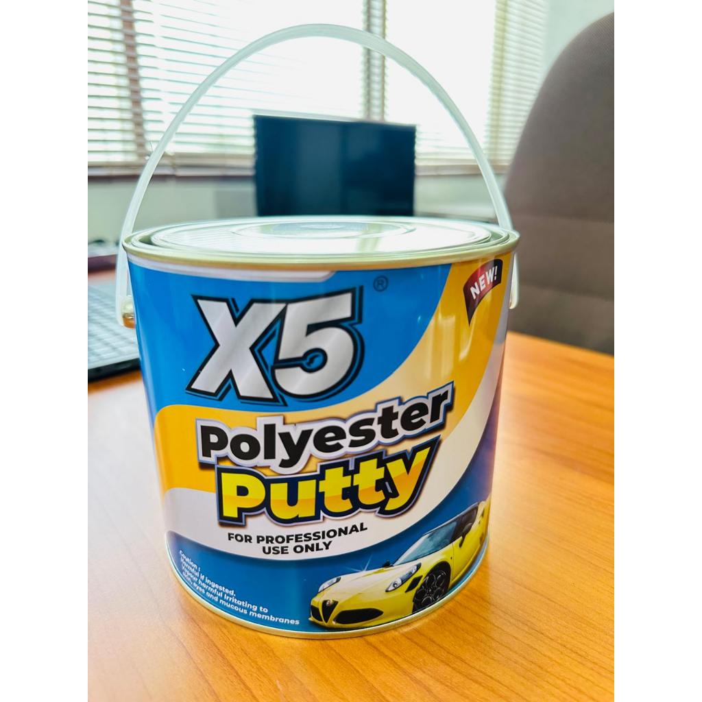 Dempul Mobil / Polyester Putty X5 include Hardener Gallon 3.0 Kg