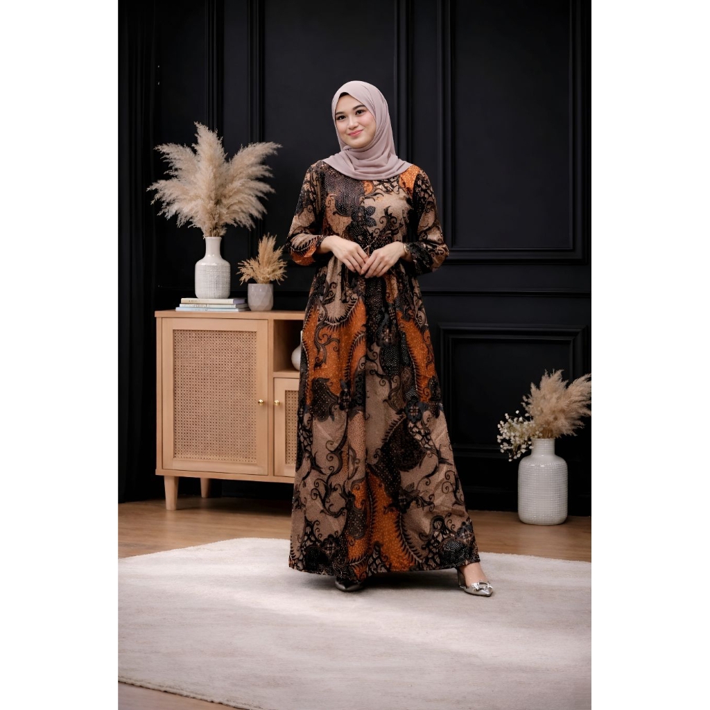 Baju Gamis Wanita Batik Pekalongan