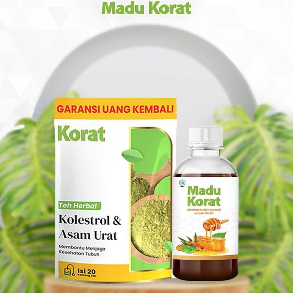 Madu Korat Obat Herbal Penurun Kolesterol & Asam Urat