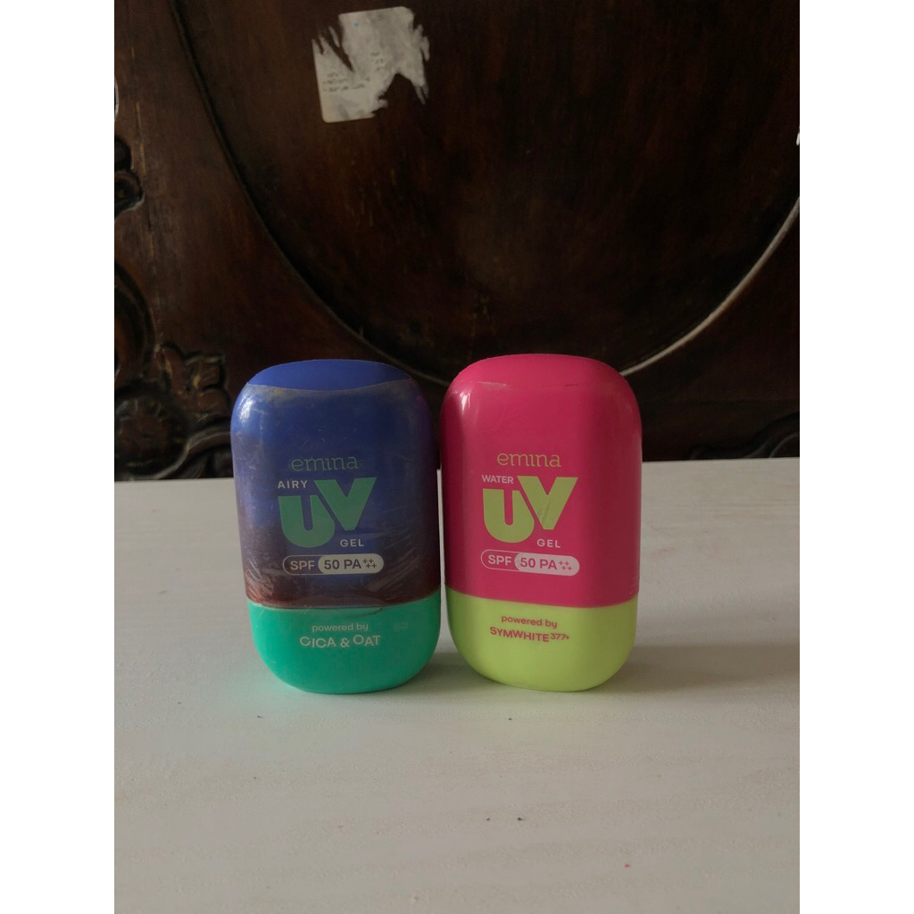 (Reject Kemasan) Emina Sunscreen - Airy UV Gel SPF 50 PA+++