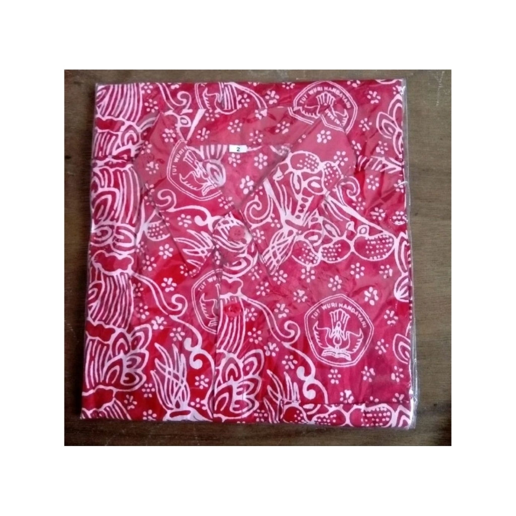 batik sekolah SD probolinggo lengan panjang nomor 2