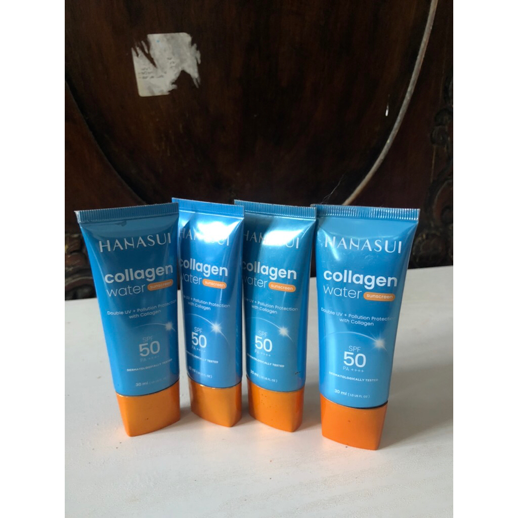 (Reject Kemasan) HANASUI - Collagen Water Sunscreen 30ml - SPF 50 PA+++