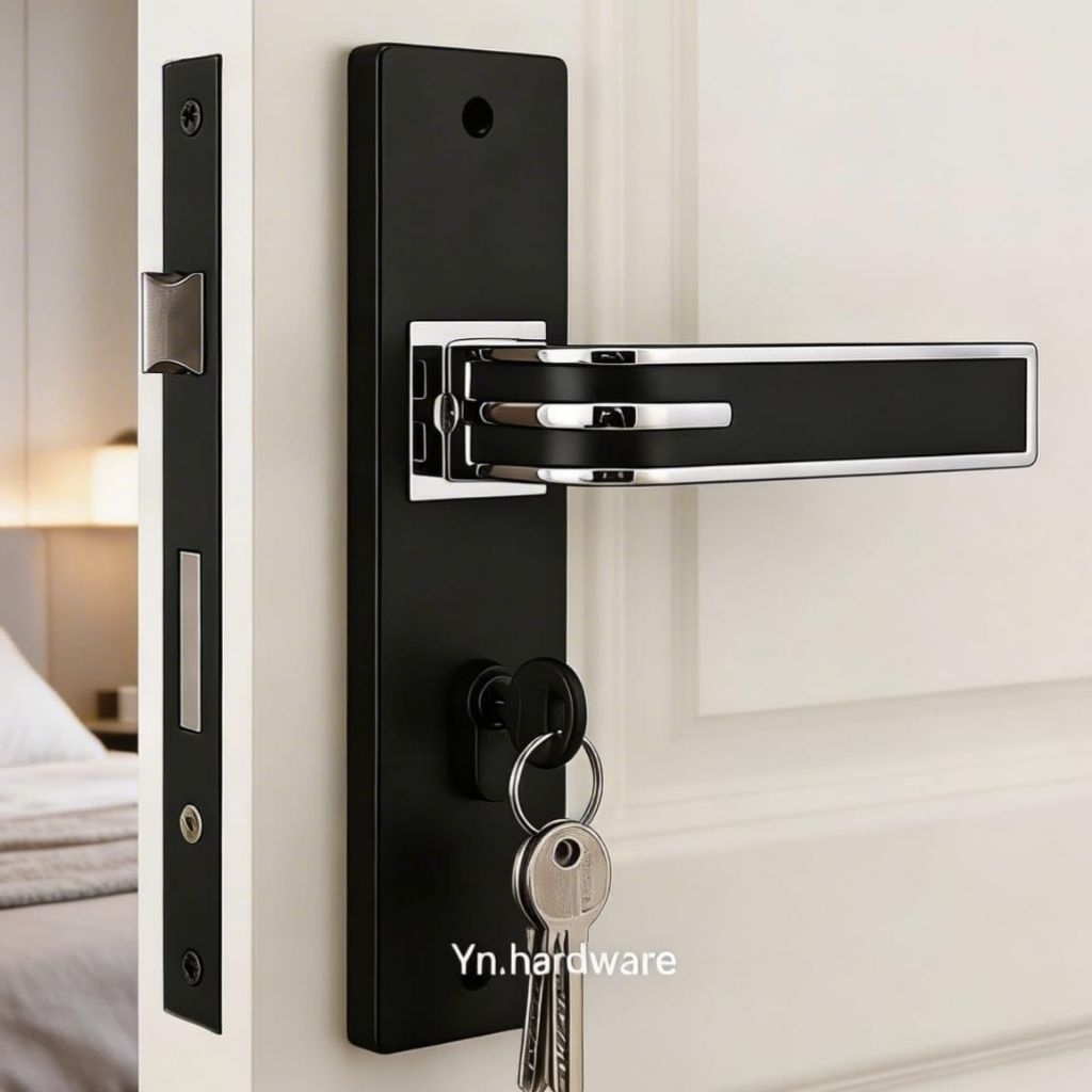Kunci Pintu Rumah Ukuran Besar 25 cm Set Body Kunci Sedang 20 cm || Gagang Kunci Pintu Rumah || Hand