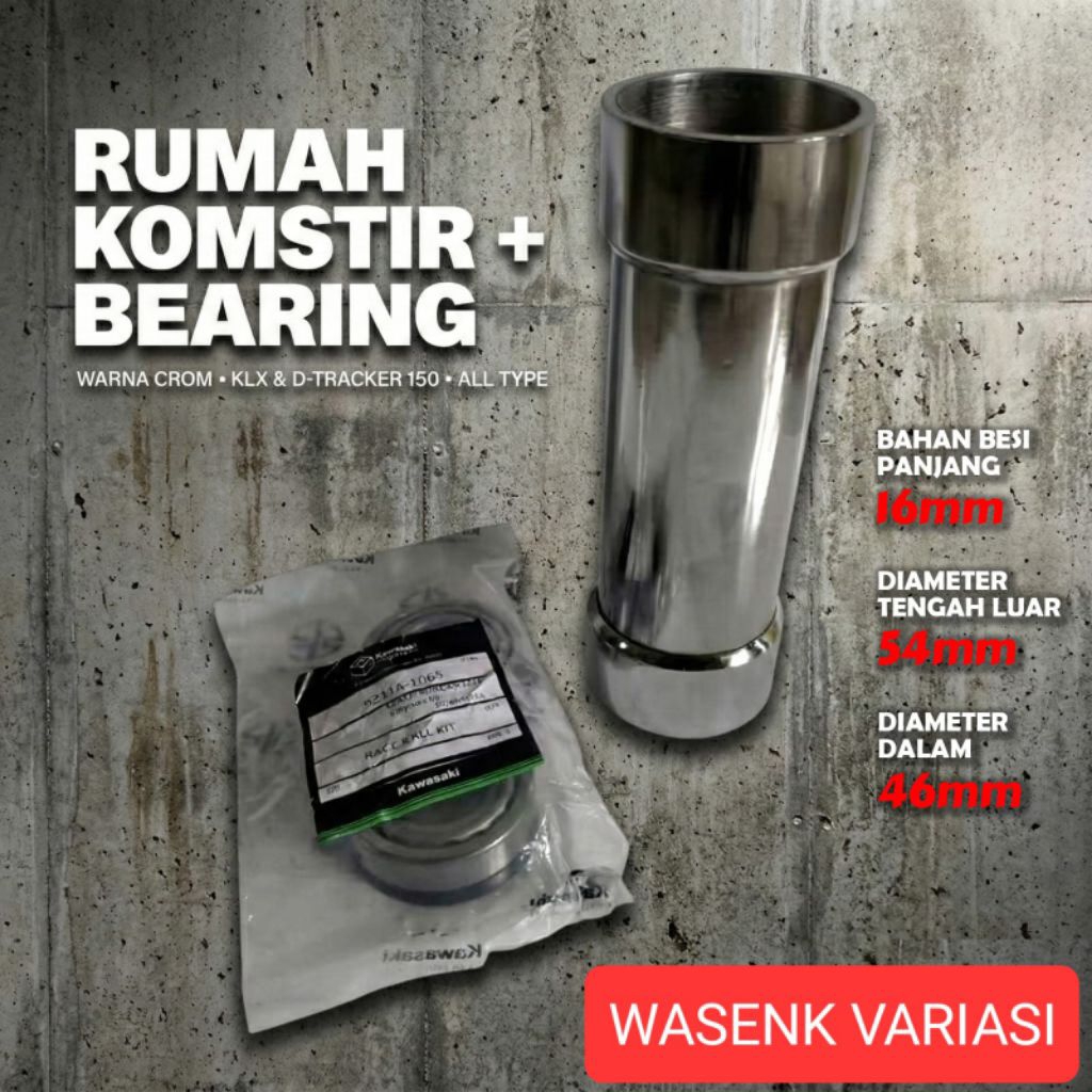 Pipa Rumah Komstir KLX 150 Universal Bebek Gtx Rangka Modif Trail