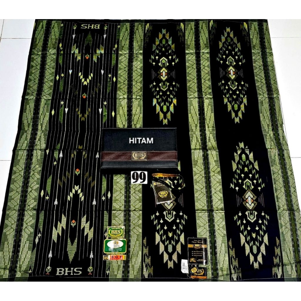 Sarung BHS Spunsilk SGE Gold Lawas Full Sutra Spunsilk 210 Jahit Tengah ATBM Limited (Bisa COD)