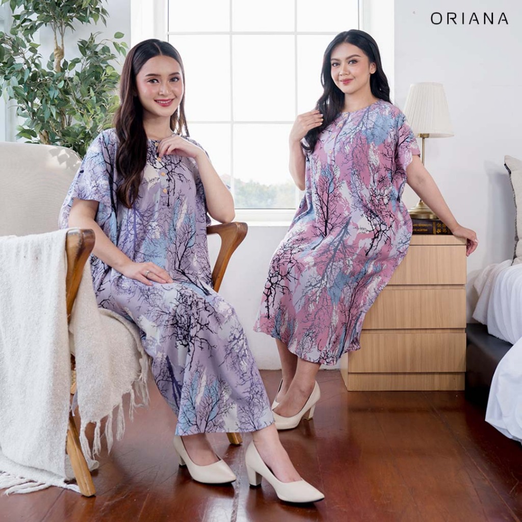 ORIANA - Daster Kaftan KAVA Daster Busui Hazel Series