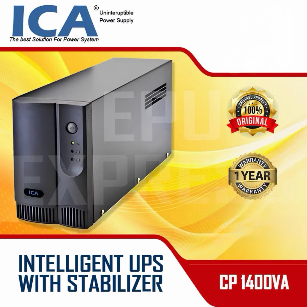 UPS ICA CP1400 1400VA 700 Watt with AVR Stabilizer ICA UPS CP 1400