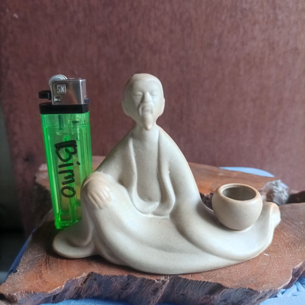 Patung tradisional china/patung keramik/patung bonsai/patung pajangan/patung aquarium