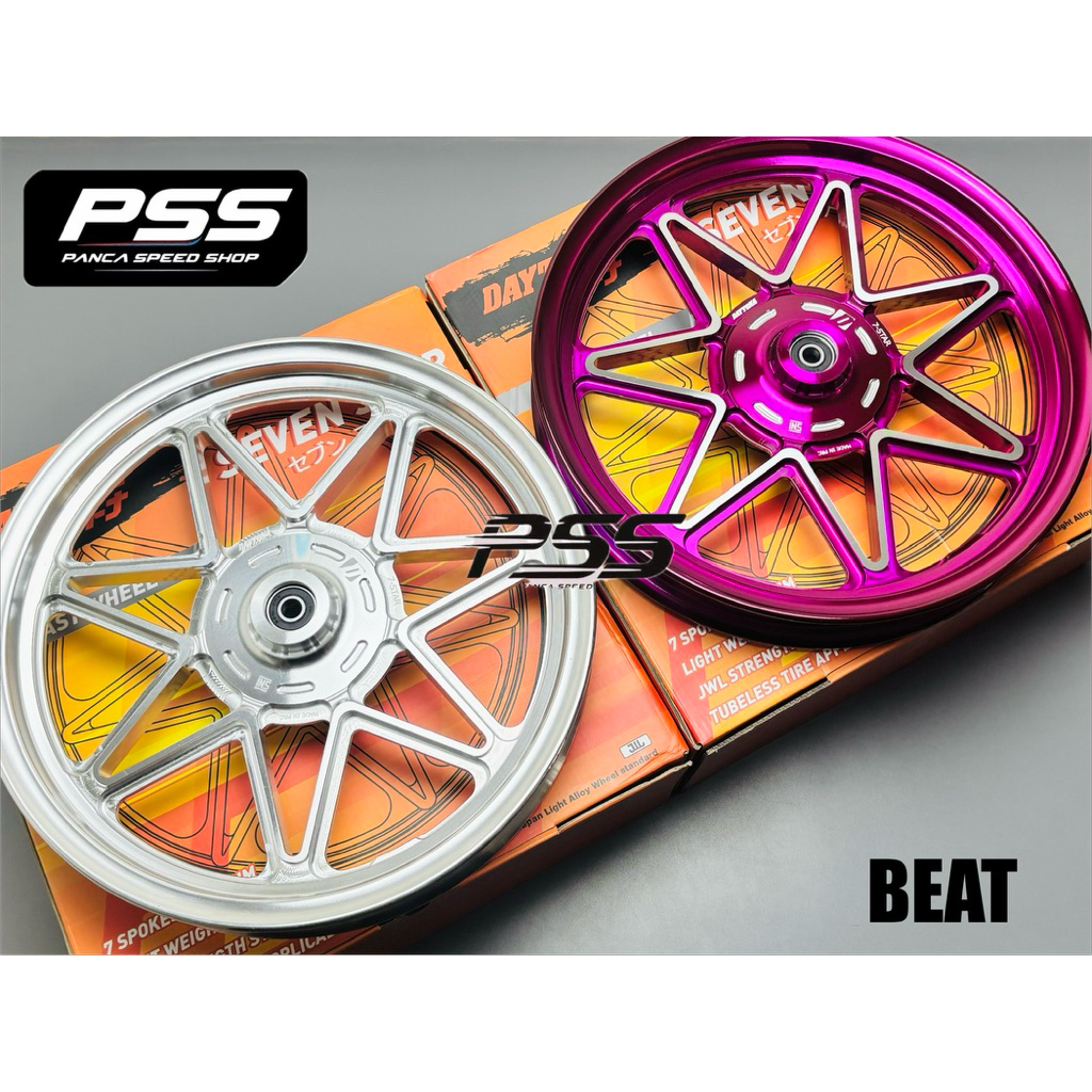 VELG DAYTONA SEVEN STAR BEAT KARBU FI ESP SCOOPY KARBU FI VARIO 110 ESP UK 185/215 RING 14 STAR