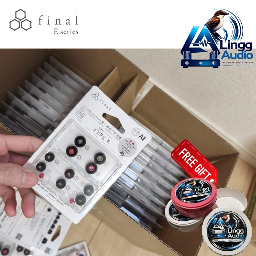 Final Audio Type E Eartips Final Audio Type-E Earpiece IEM Japan