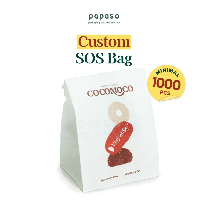 Custom SOS Bag / Custom Kantong Kertas / Kantong Paper Bag SOS