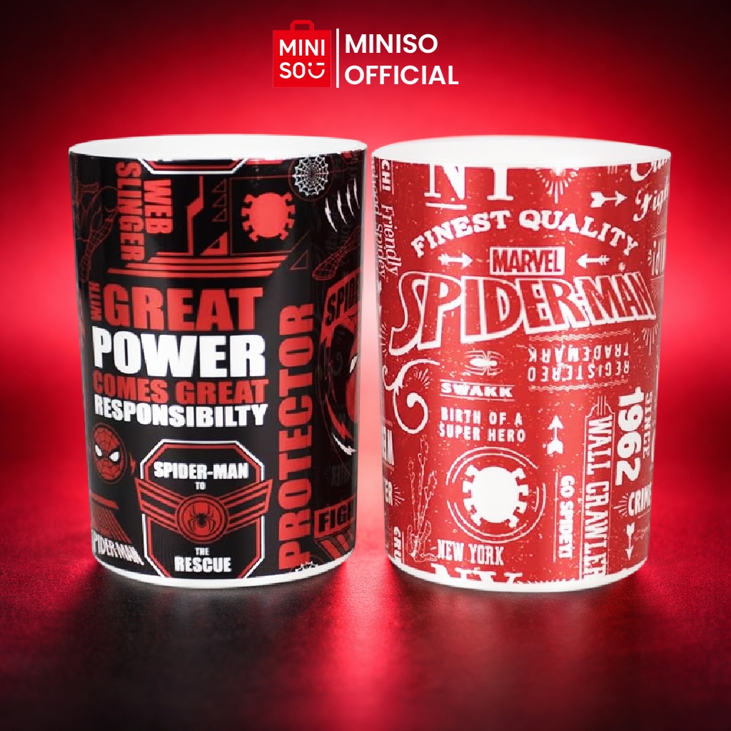 MINISO X MARVEL Mug Kumur Gelas Kumur Plastik Bathroom Cup Toothbrush Cup