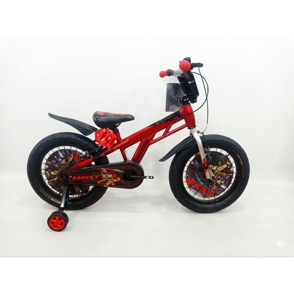 Sepeda Anak United BMX 18 inch Vigour Ban Jumbo 3.0